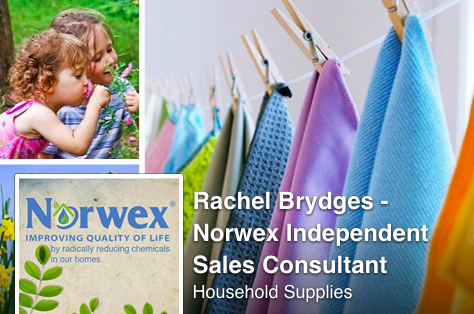 Click to Like Rachel's Official Norwex Consultant Page & Find out More 