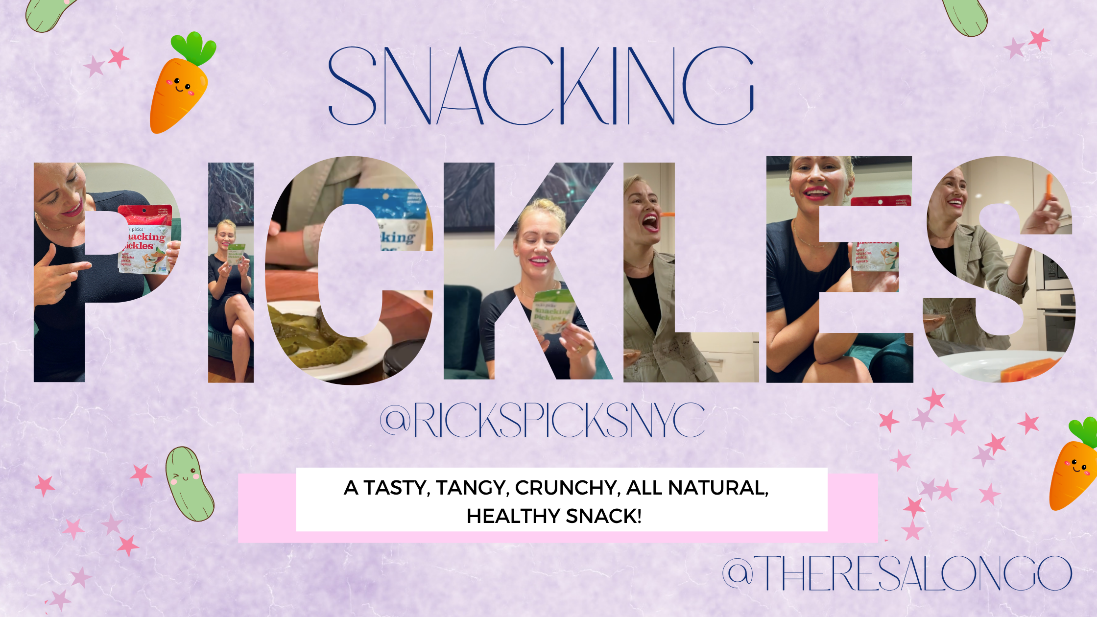Rick's Picks Snacking-Pickles Tasty, Best!